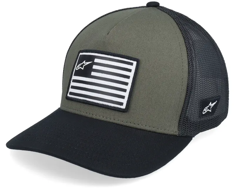 Alpinestars Flag Snapback Hat Military/Black Trucker online