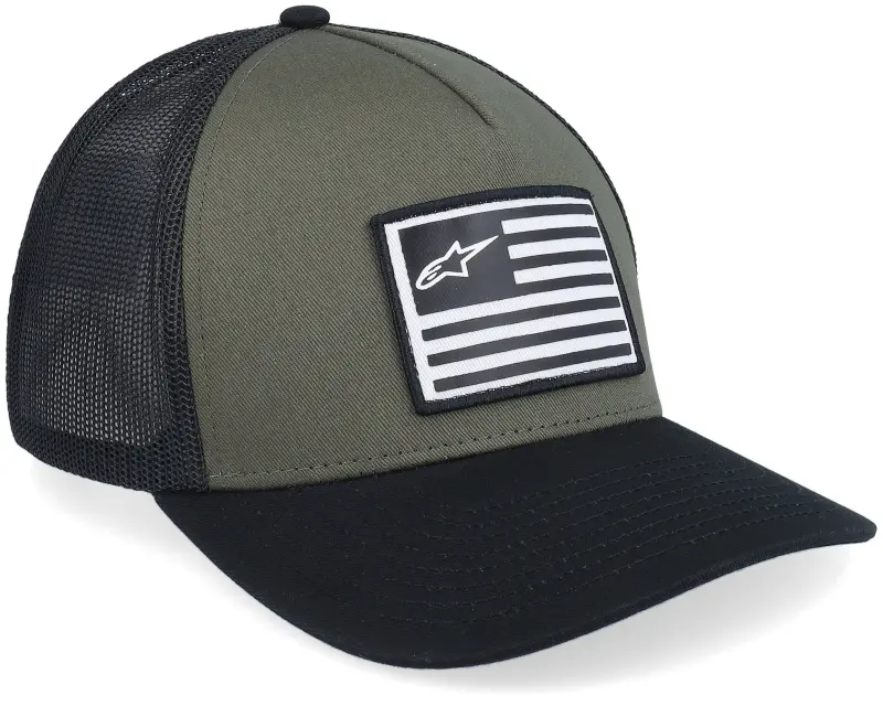 Alpinestars Flag Snapback Hat Military/Black Trucker online