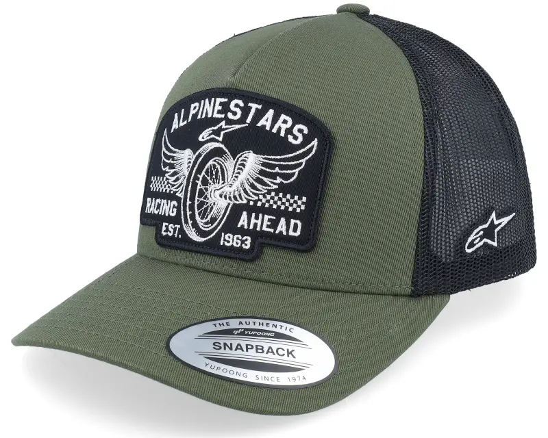 Alpinestars Heritage Patch Hat Military/Black Trucker online