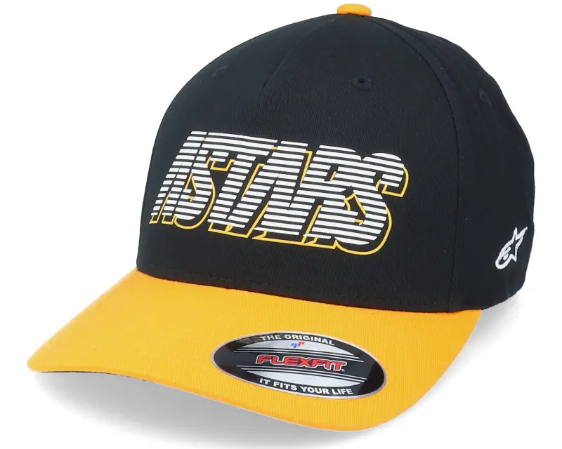 Alpinestars Lanes Hat Black/Yellow Flexfit online