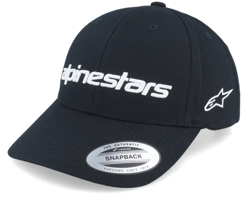 Alpinestars Linear Wordmark 2.0 Hat Black/White Adjustable online