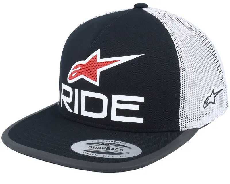 Alpinestars Ride 4.0 Hat Black/White/Red Trucker online