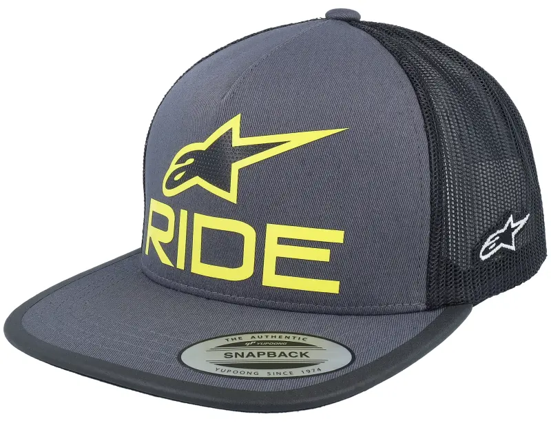 Alpinestars Ride 4.0 Hat Charcoal/Black/Lime Trucker online
