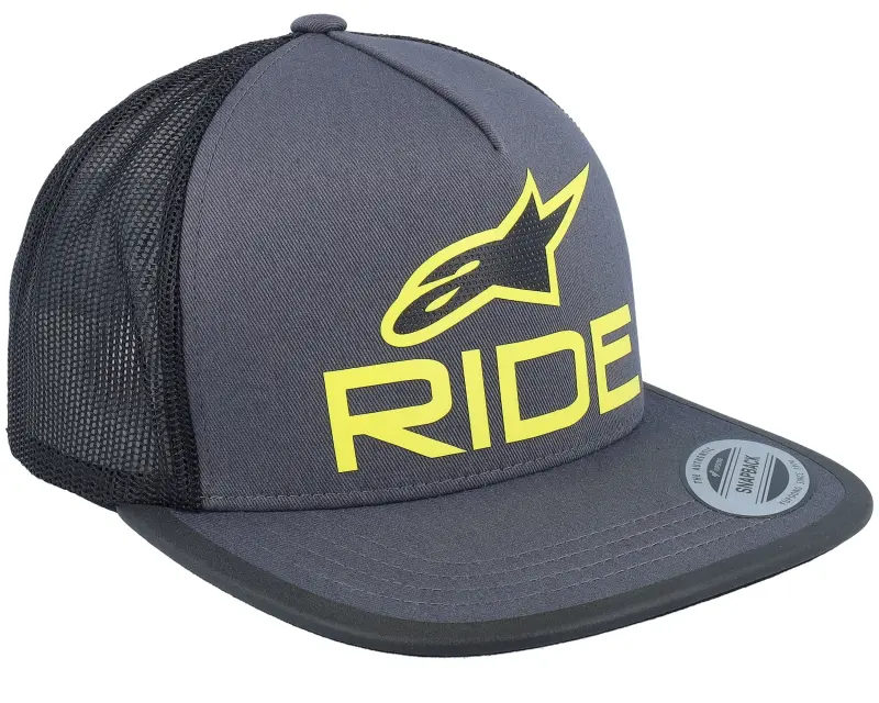 Alpinestars Ride 4.0 Hat Charcoal/Black/Lime Trucker online