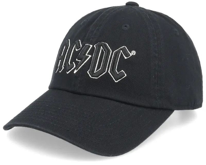 American Needle ACDC Ballpark Black Dad Cap online