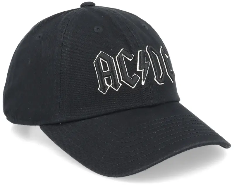 American Needle ACDC Ballpark Black Dad Cap online