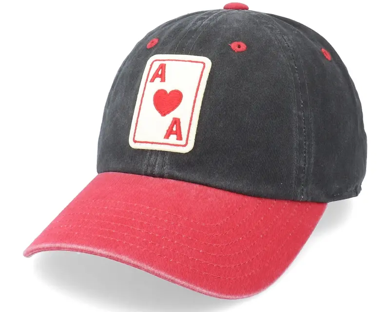 American Needle Anahiem Aces Archive Black/Dark Red Dad Cap online