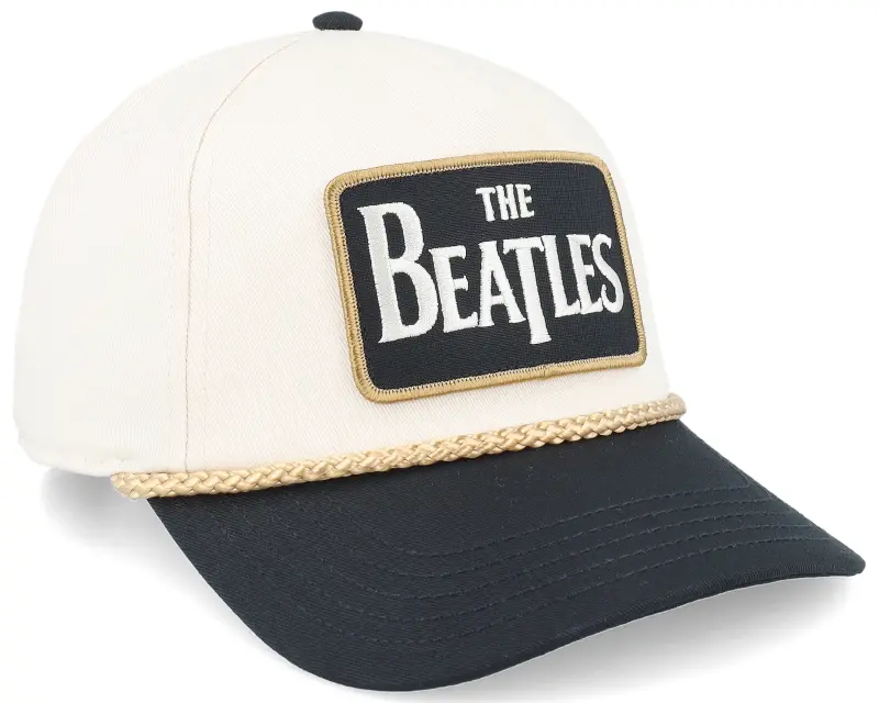 American Needle Beatles Roscoe Ivory/Black A-Frame Adjustable online