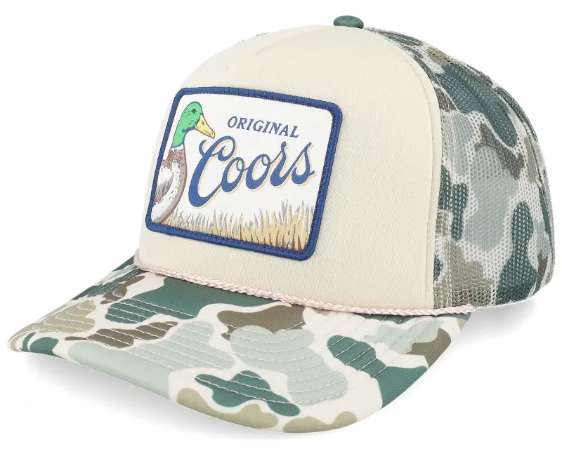 American Needle Coors Mallard Foamy Camouflage/Beige A-Frame Trucker online