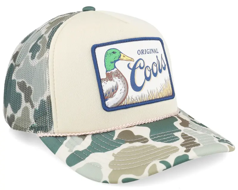 American Needle Coors Mallard Foamy Camouflage/Beige A-Frame Trucker online