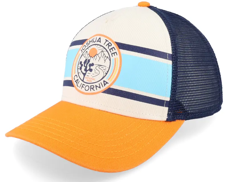 American Needle Joshua Tree Np Sinclair Ivory/Navy/Orange Trucker online
