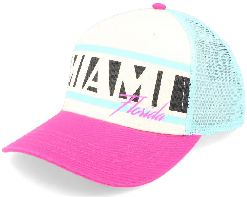 American Needle Miami Sinclair Ivory/Seafoam/Hot Pink Trucker online