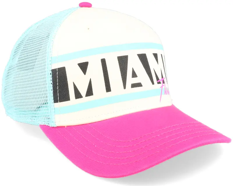 American Needle Miami Sinclair Ivory/Seafoam/Hot Pink Trucker online
