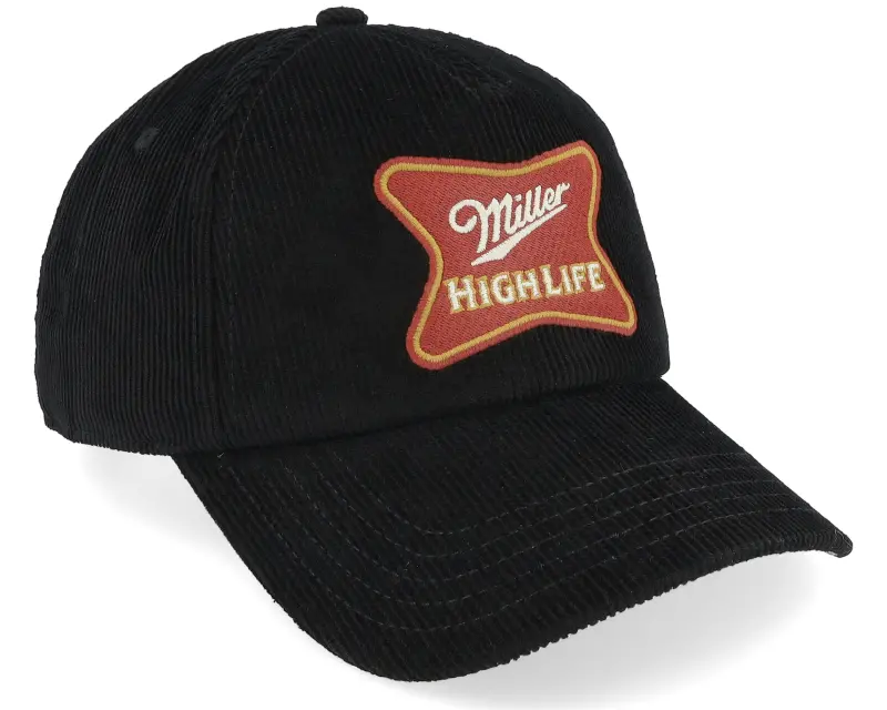 American Needle Miller High Life Roscoe Cord Black A-Frame Adjustable online