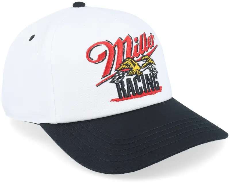 American Needle Miller High Life Roscoe White/Black A-Frame Adjustable online