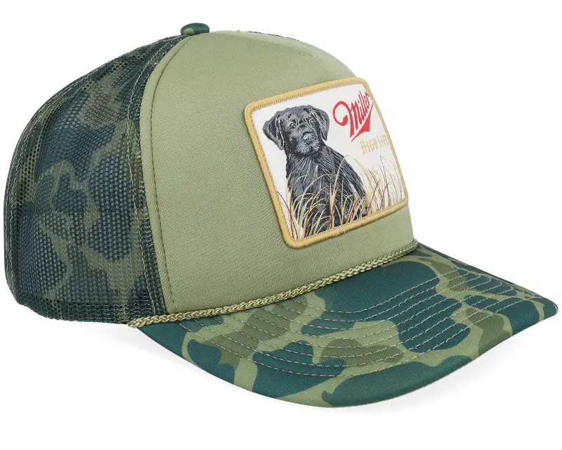 American Needle Miller Mallard Foamy Camouflage/Dark Green A-Frame Trucker online