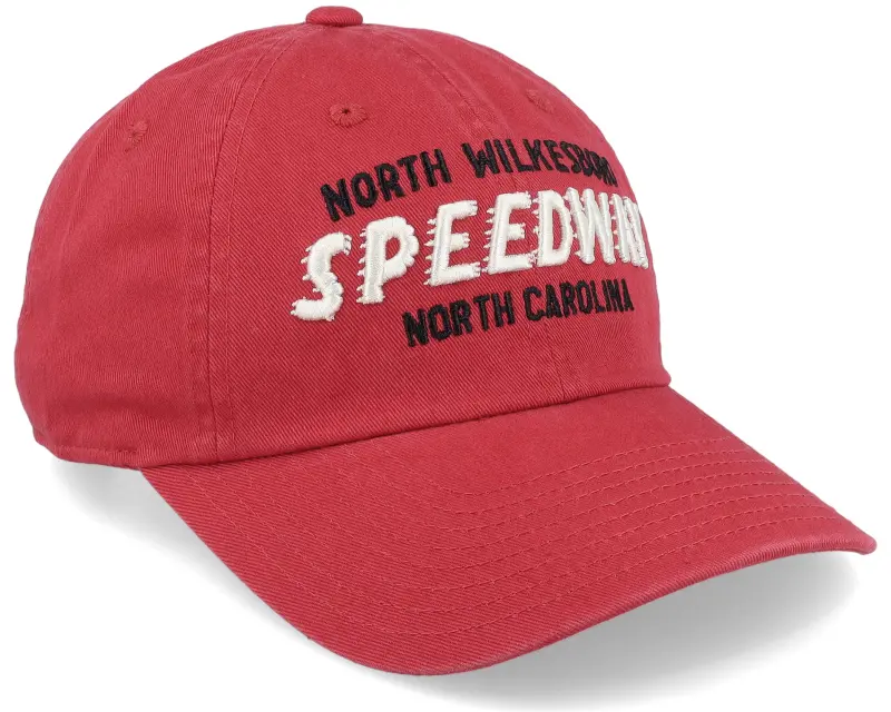 American Needle North Wilkesboro Washed Slouch Crimson Dad Cap online