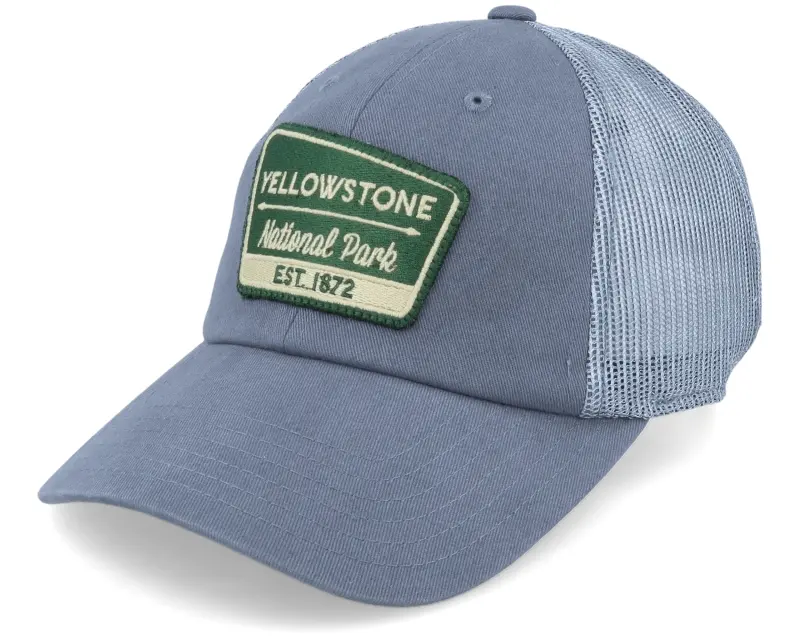 American Needle Raglan Bones Yellowstone National Park St. Blue Trucker online