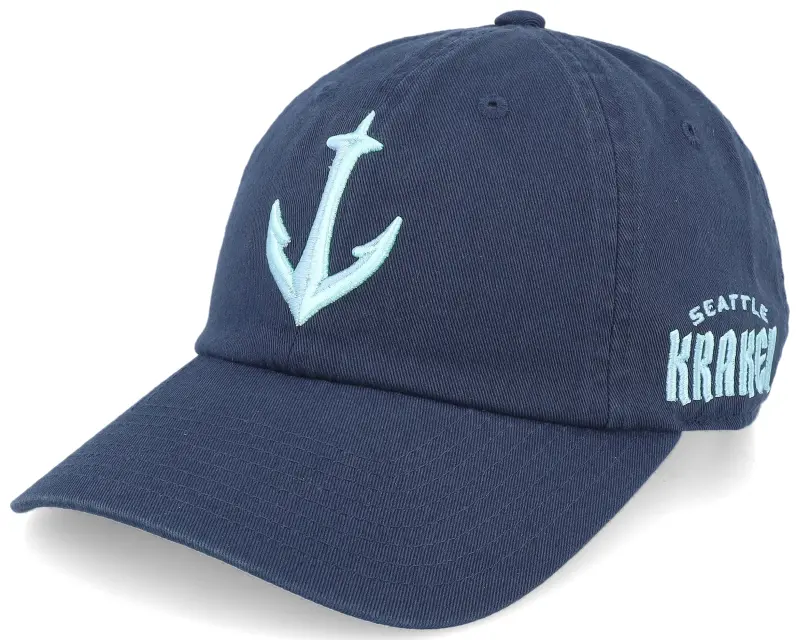 American Needle Seattle Kraken Blue Line Navy Dad Cap online
