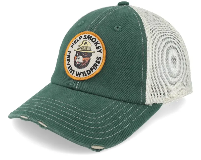 American Needle Smokey Bear Orville Green/Stone Trucker online