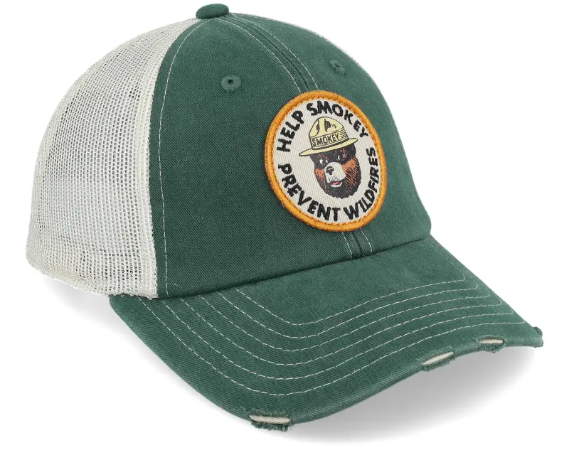 American Needle Smokey Bear Orville Green/Stone Trucker online