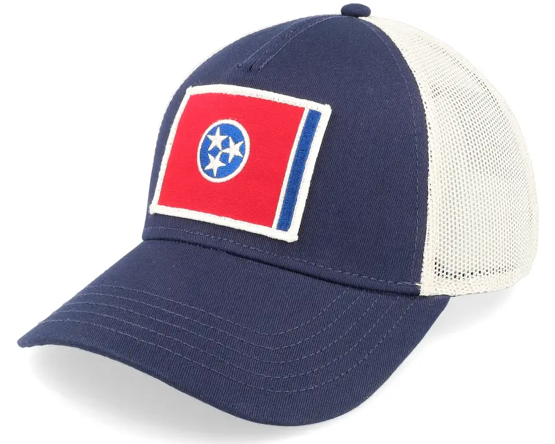 American Needle Tennessee Twill Valin Patch Navy/Ivory Trucker online