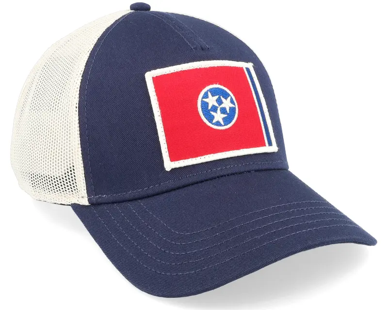 American Needle Tennessee Twill Valin Patch Navy/Ivory Trucker online