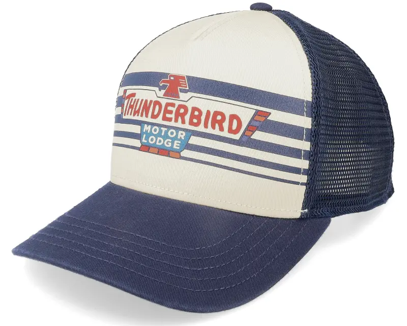 American Needle Thunderbird Lodge Sinclair Ivory/Navy Trucker online