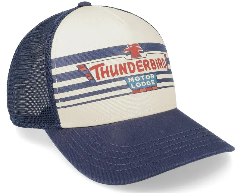 American Needle Thunderbird Lodge Sinclair Ivory/Navy Trucker online