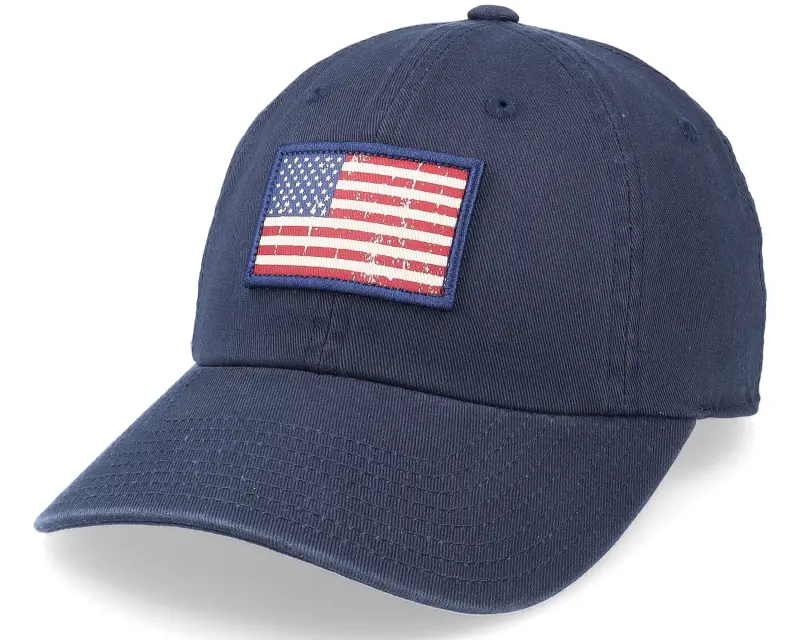 American Needle USA Badger Slouch Navy Dad Cap online