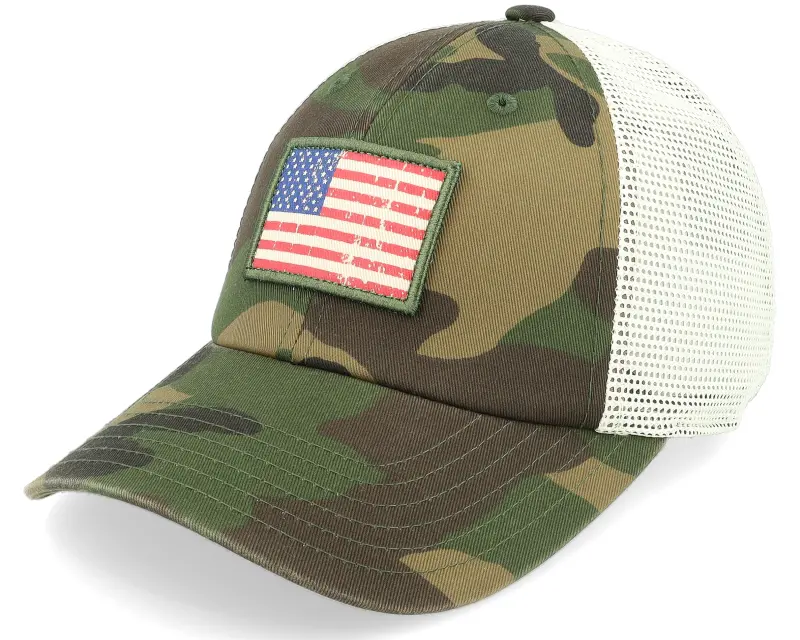 American Needle USA Ballpark Mesh Ivory/Camo Trucker online