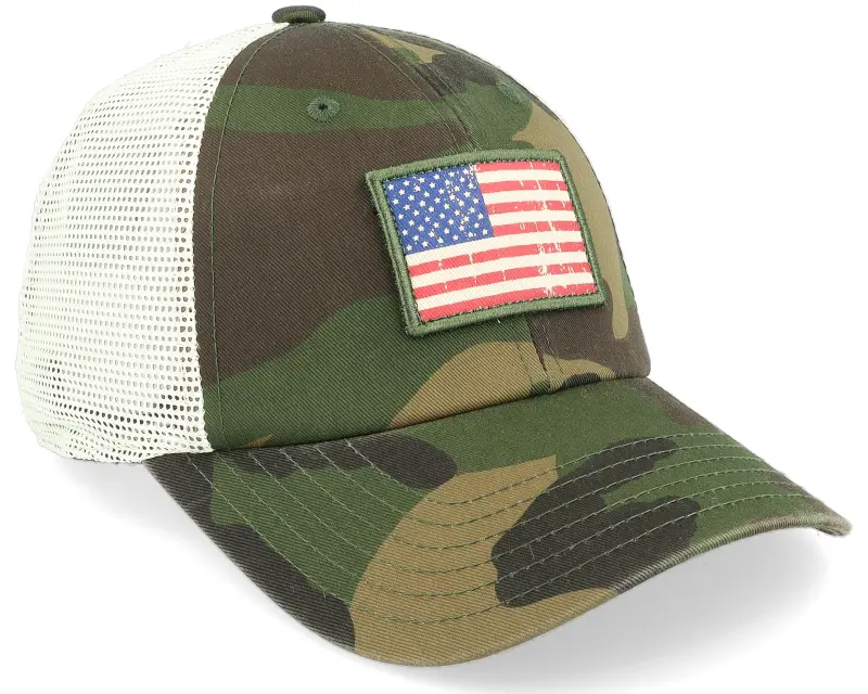 American Needle USA Ballpark Mesh Ivory/Camo Trucker online