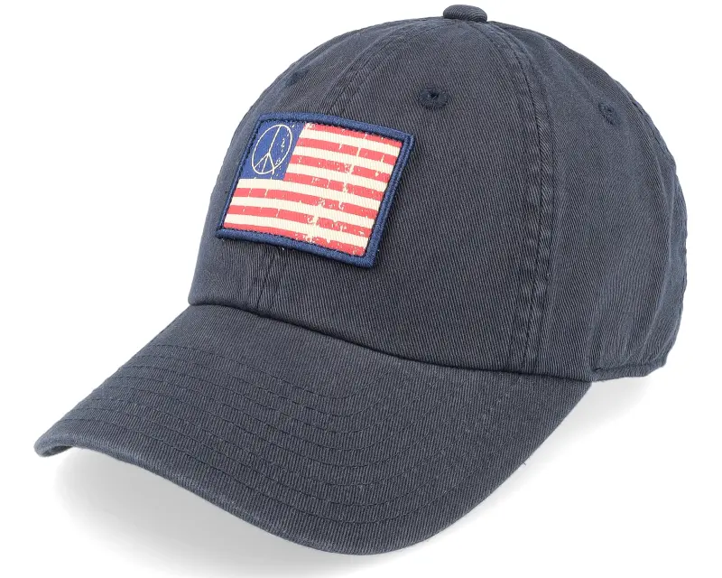 American Needle USA Ballpark Patch Peace Navy Dad Cap online