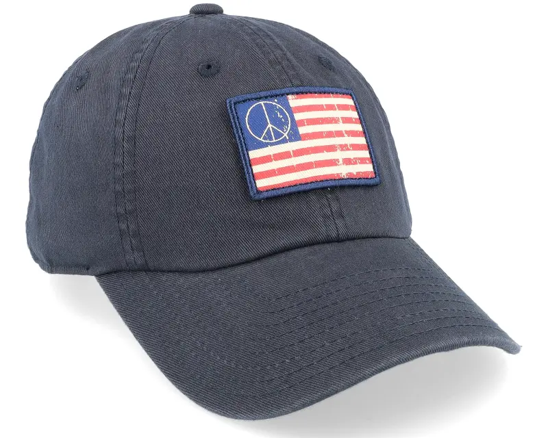 American Needle USA Ballpark Patch Peace Navy Dad Cap online