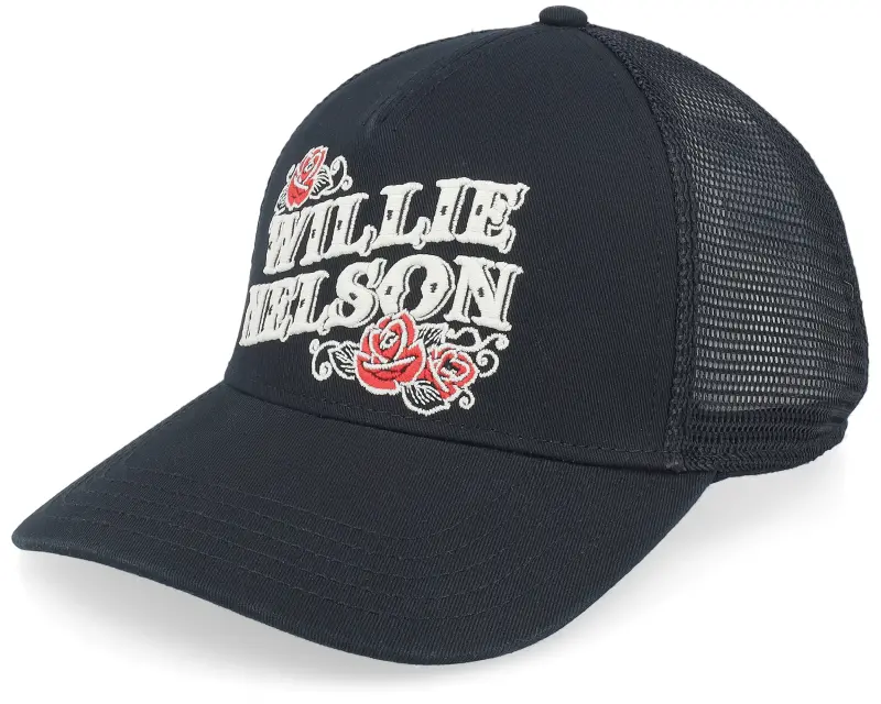 American Needle Willie Nelson Valin Black A-Frame Trucker online