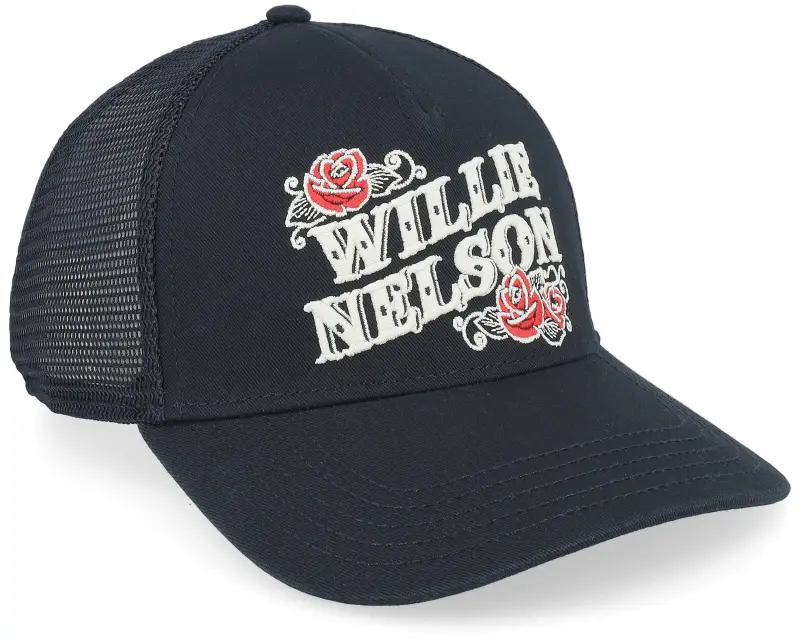 American Needle Willie Nelson Valin Black A-Frame Trucker online
