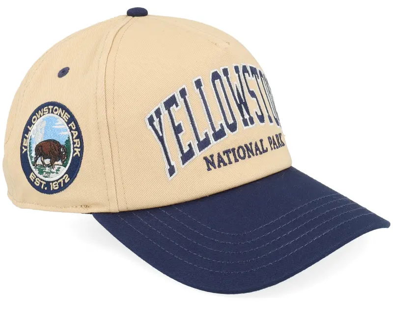 American Needle Yellowstone Np Roscoe Beige/Navy A-Frame Adjustable online