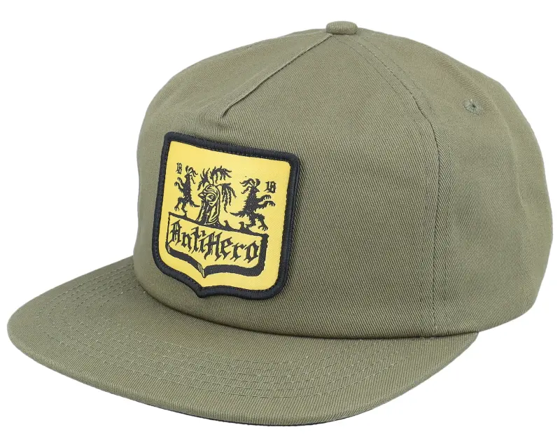 Antihero Coat Of Arms Olive Halfmoon Snapback online