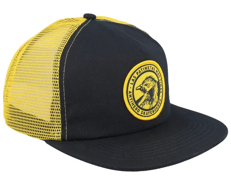 Antihero Las Patinetas Black/Gold Halfmoon Snapback Trucker online