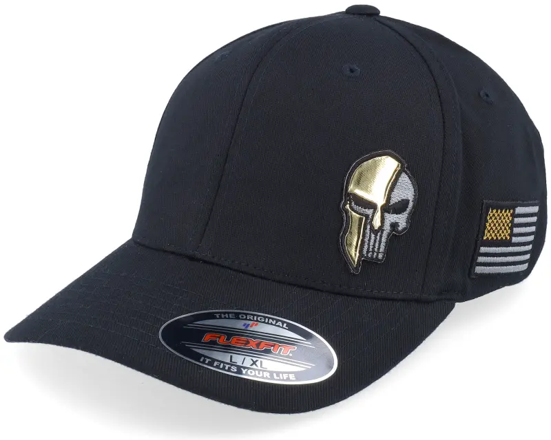 Army Head Army Skull Usa Gold Patch Black Flexfit online