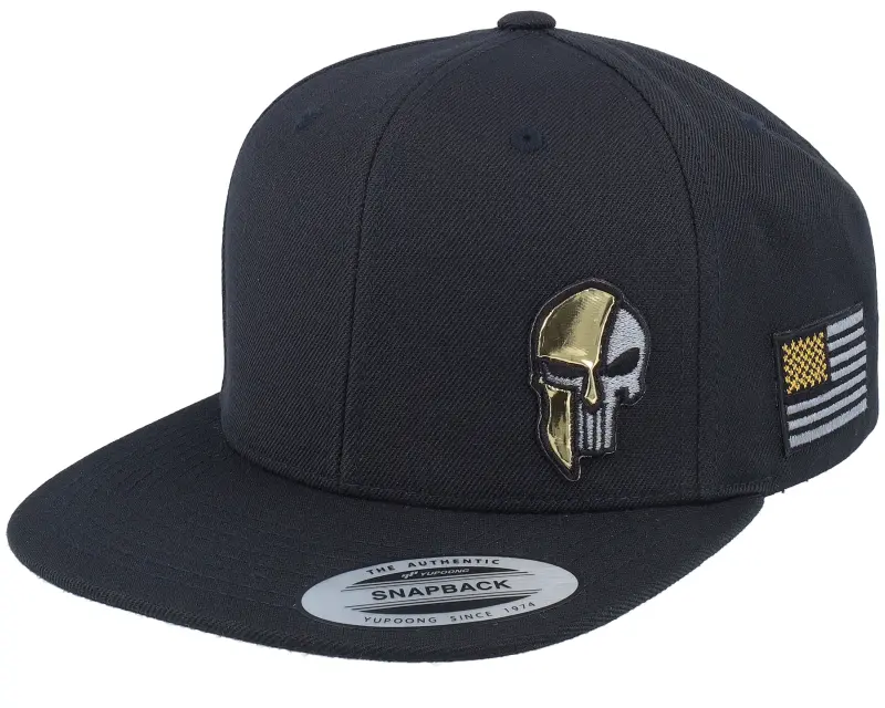 Army Head Army Skull Usa Gold Patch Black Snapback online