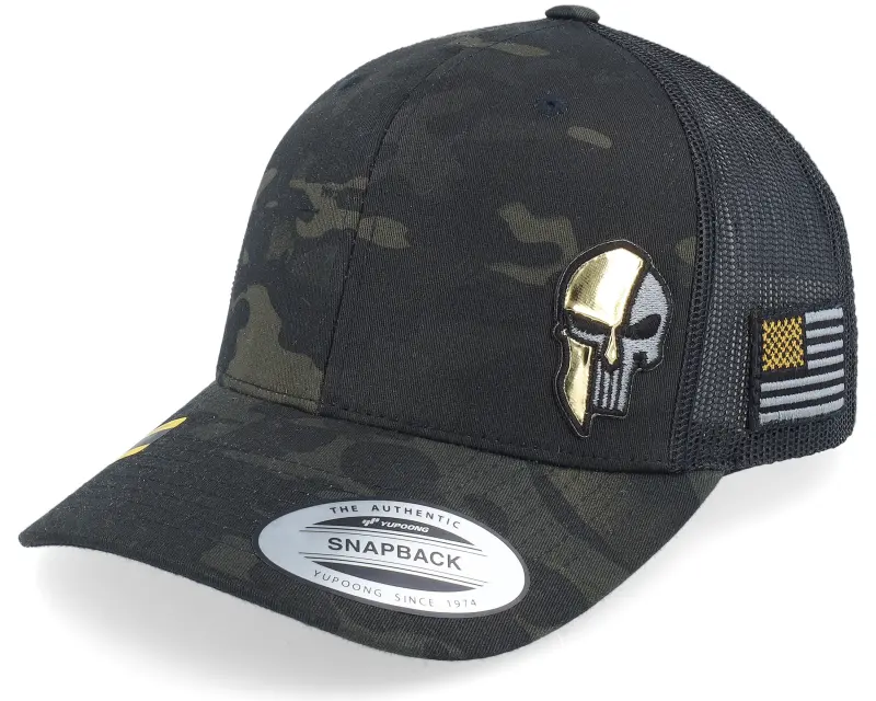 Army Head Army Skull Usa Gold Patch Multicam Black Camo Trucker online