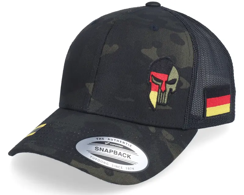 Army Head Germany Army Skull Multicam Black Trucker online