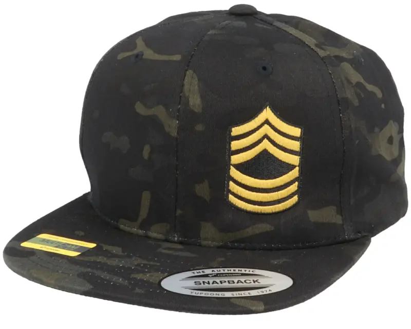 Army Head Master Sergeant Insignia Side Panel Multicam Black Snapback online