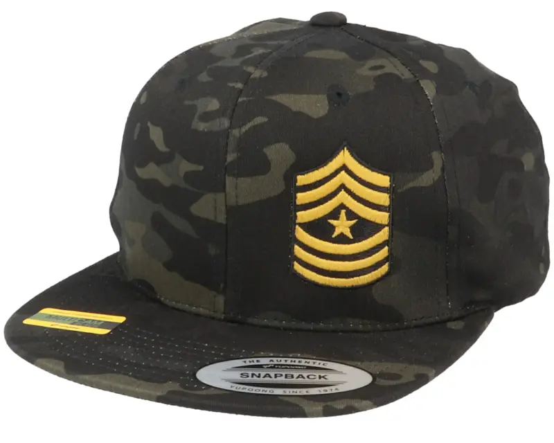 Army Head Sergeant Major Insignia Side Panel Multicam Black Snapback online