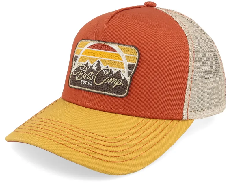 Barts Nelsonsz Cap Copper A-Frame Trucker online