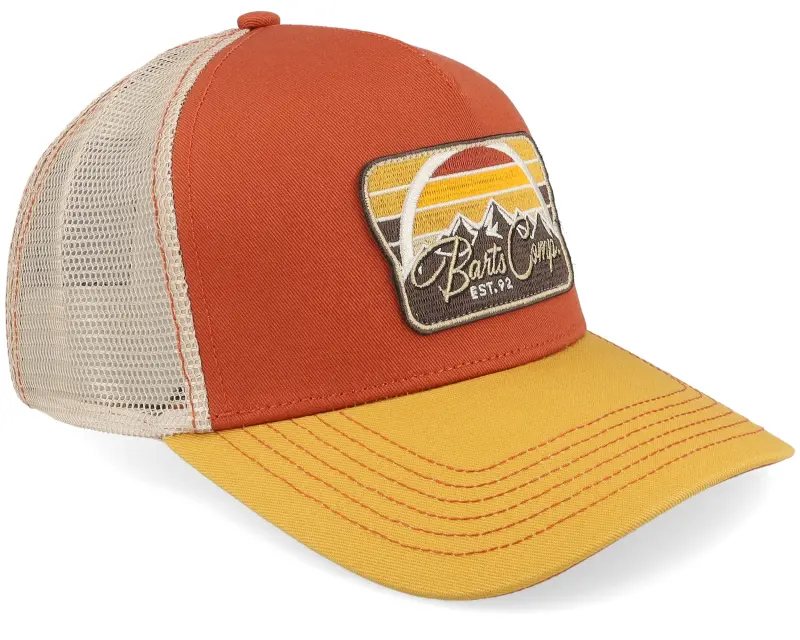 Barts Nelsonsz Cap Copper A-Frame Trucker online