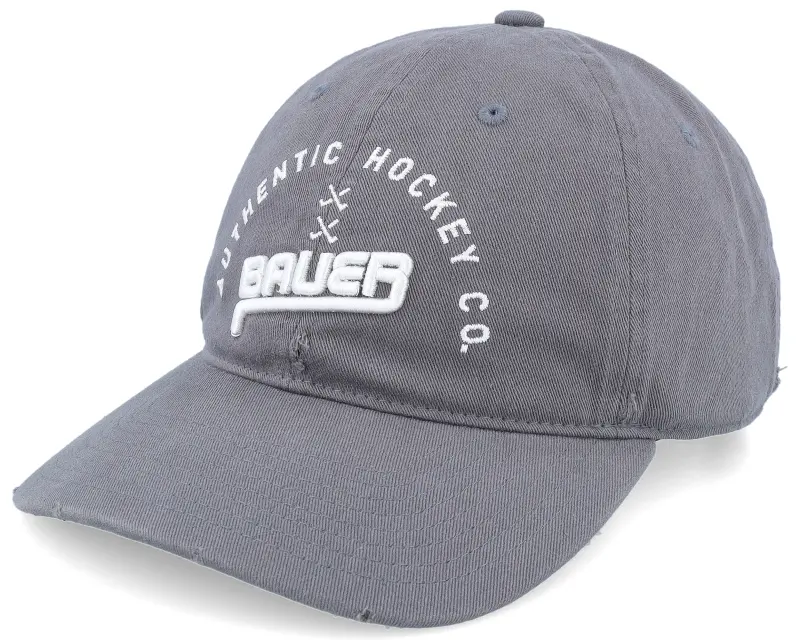 Bauer Distressed Hat-sr Stone Grey Dad Cap online