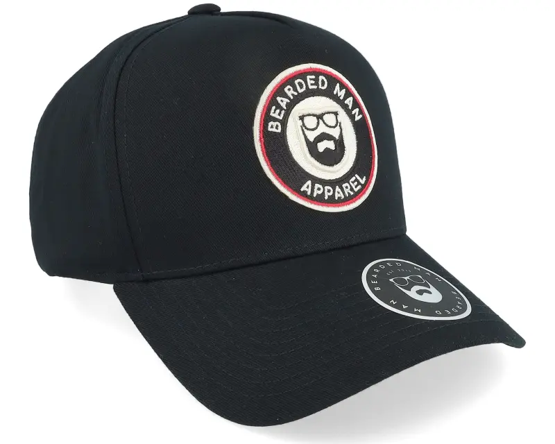 Bearded Man 3D Logo Patch Black A-Frame Adjustable online