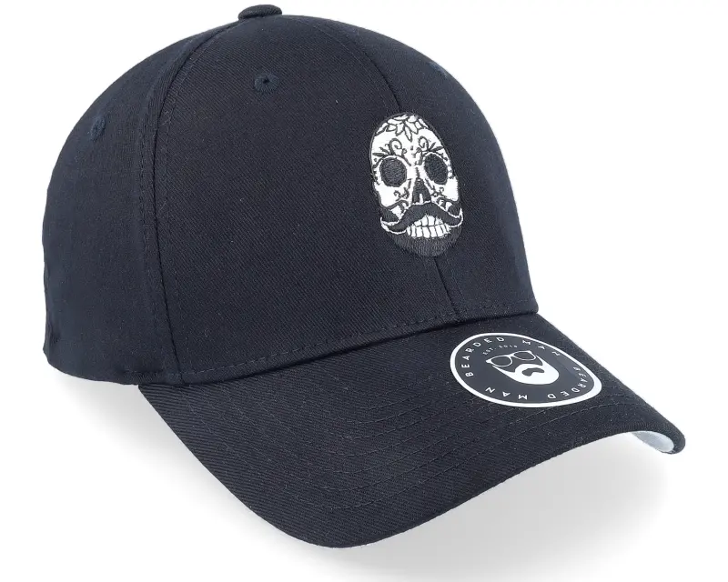 Bearded Man Bearded Calaveras Scull Black Flexfit online